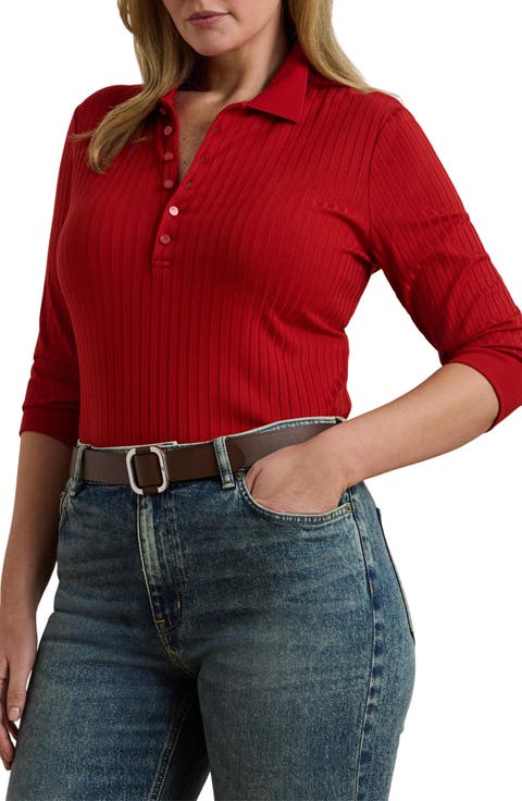 【  Shirt W Red Women 】 ファッション レディースファッション トップス その他トップス レディース LADY LIKE tシャツ ストレッチレースショート丈シアートップス