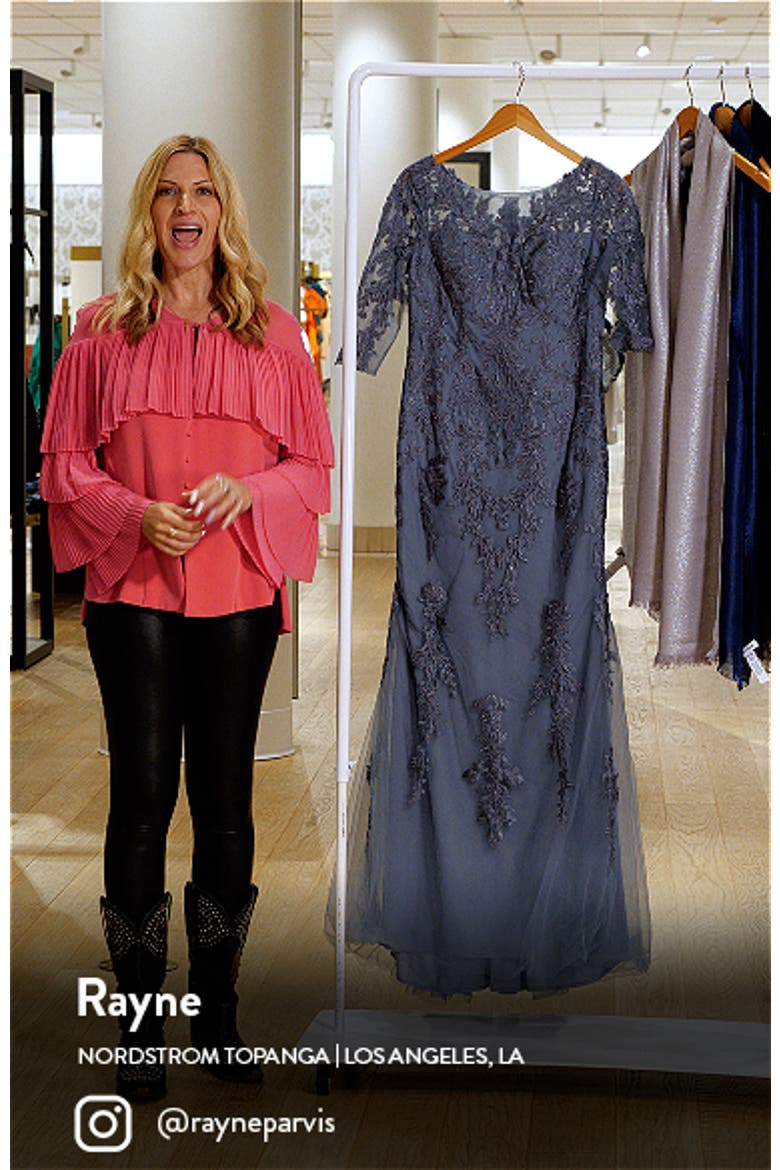 Gorgeous Lace Sheath Gown video