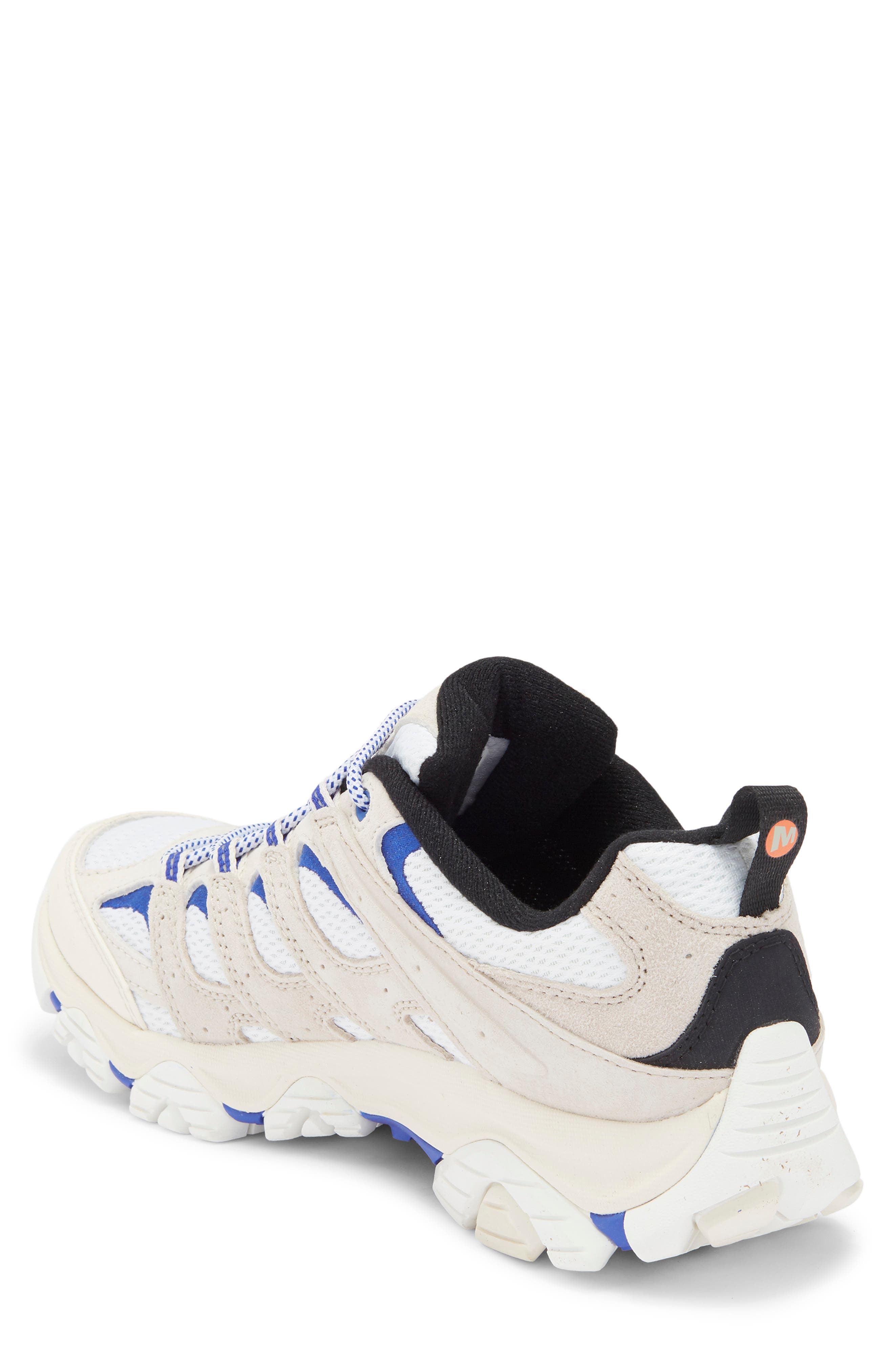 Merrell Moab 3 Hiking Shoe, Alternate, color, White/ Sapphire