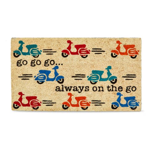 Scooter On The Go Non-Slip Coir Mat Multi Coir Everyday