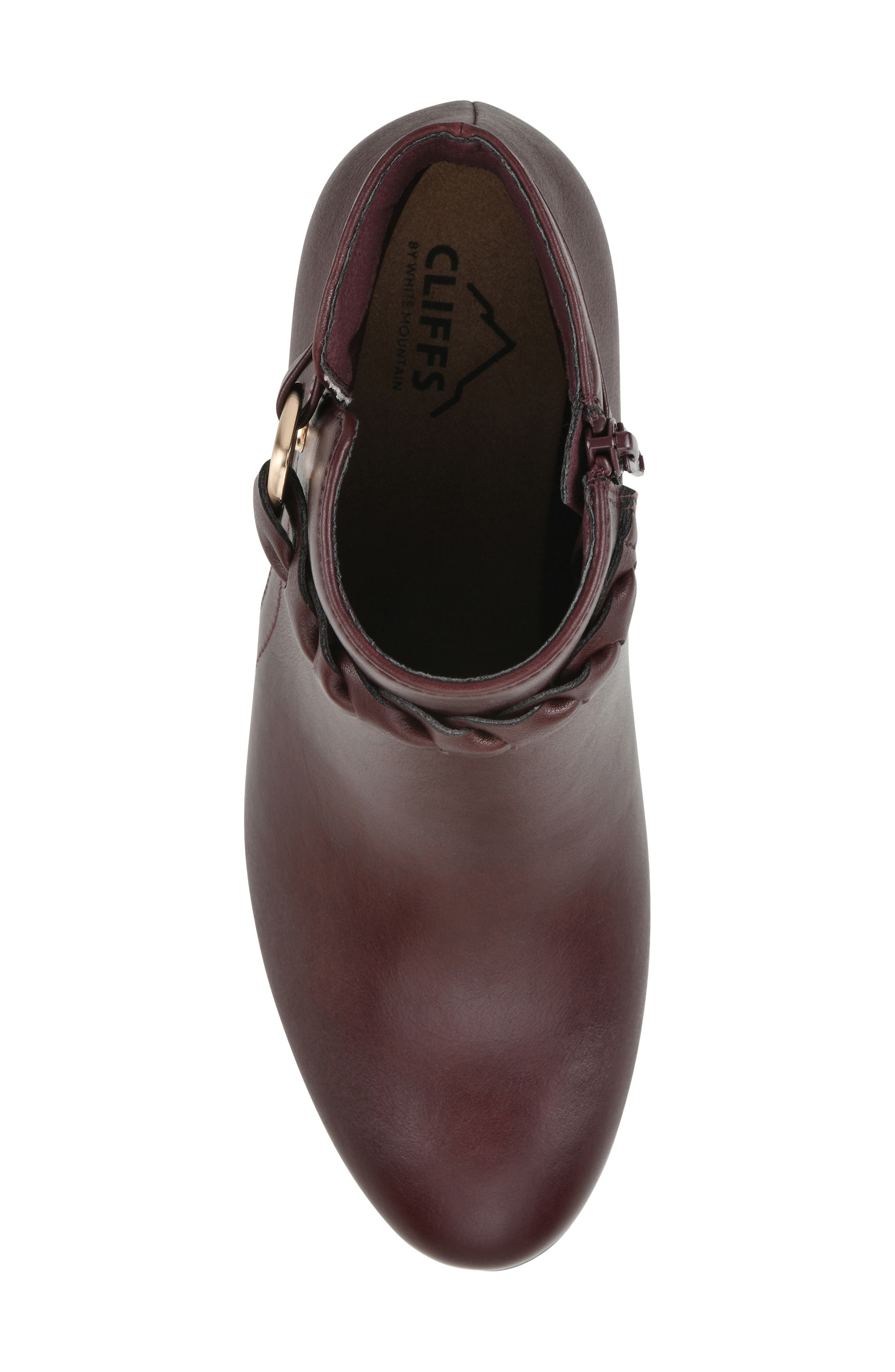 Anslie Bootie, Alternate, color, BURGUNDY/ SMOOTH