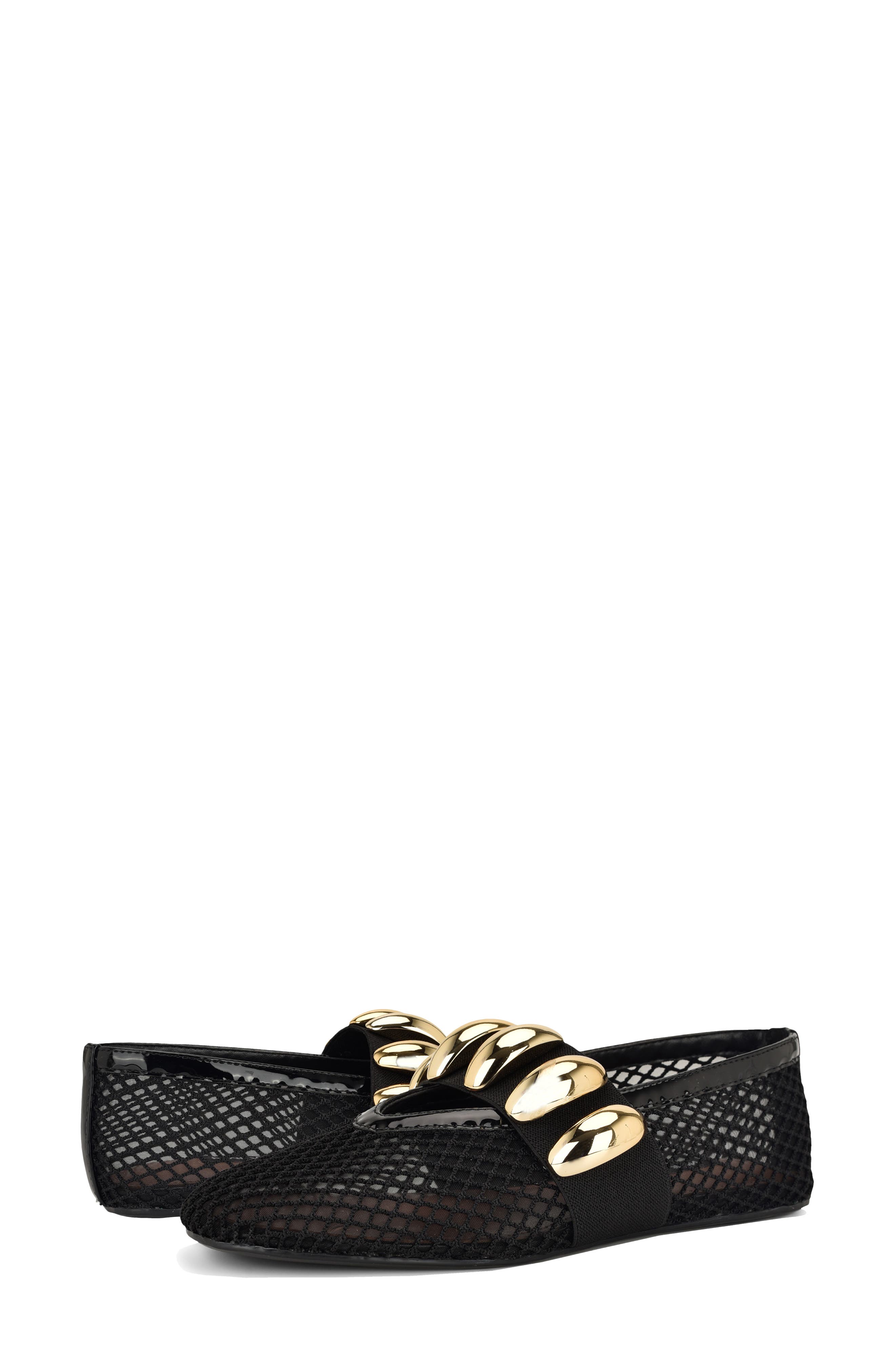 Nine West Dorra Mary Jane Flat, Alternate, color, Black