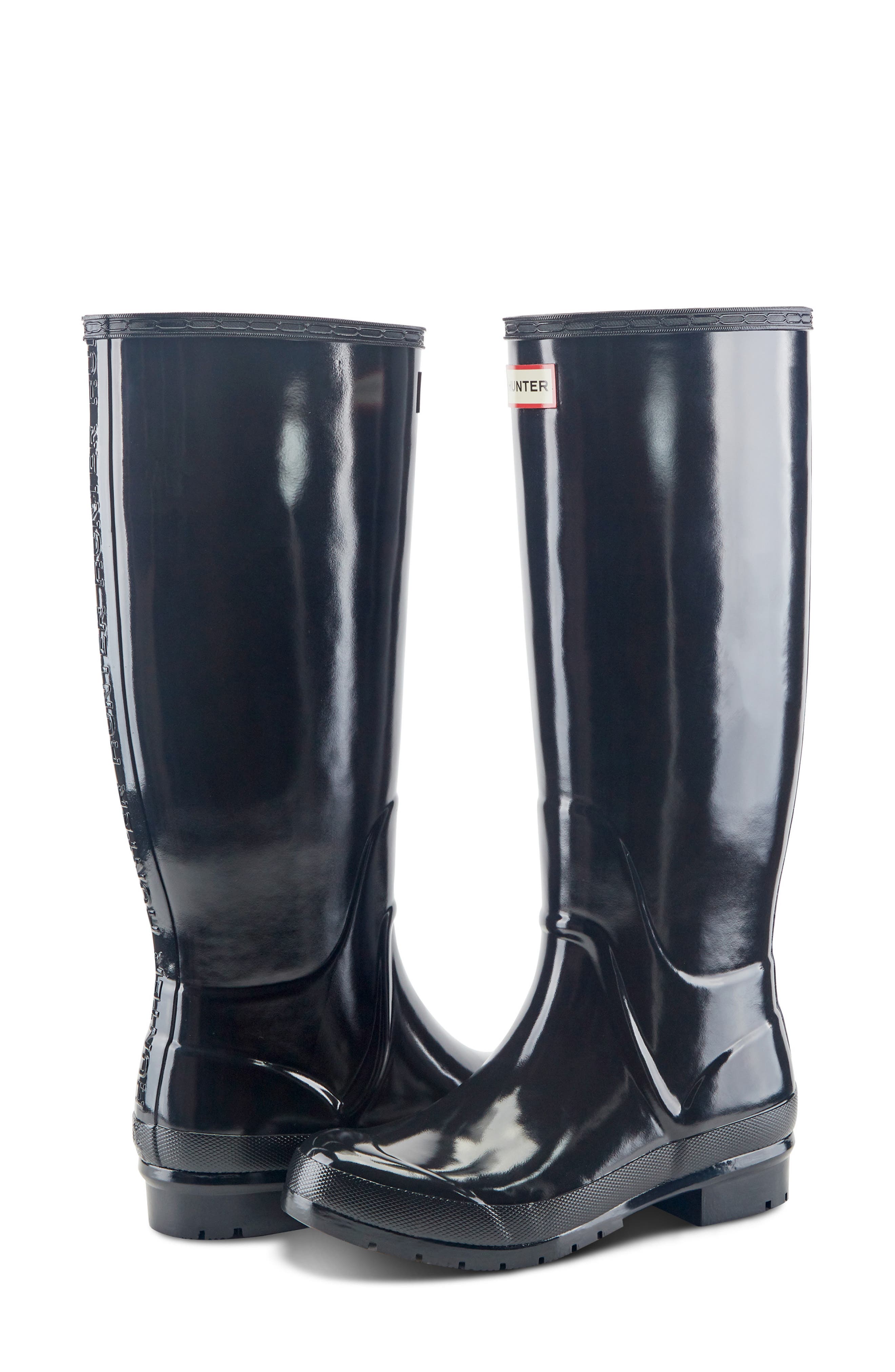 Lily Waterproof Rain Boot, Alternate, color, BLACK 001
