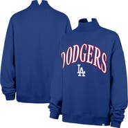 '47 Women's '47 Royal Los Angeles Dodgers Oversized Vantage Mock Neck Sweatshirt