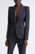 McQueen Strong Shoulder Wool Jacket