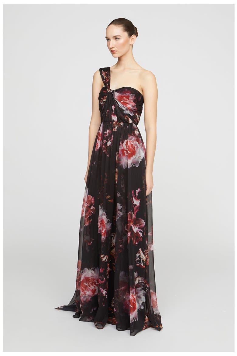 Lina Chiffon Gown, Alternate, color, Night Lotus