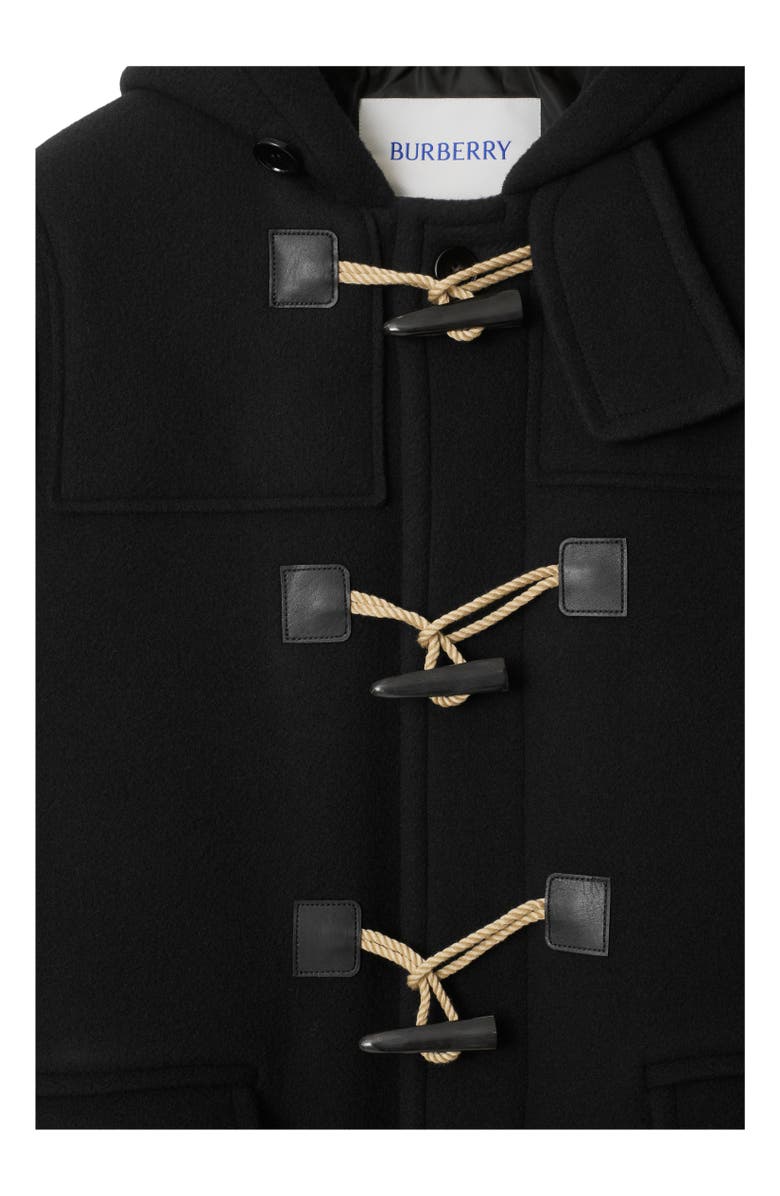 Burberry Wool Duffle Coat, Alternate, color, 