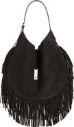 Polo Ralph Lauren Polo ID Fringe Suede Shoulder Bag