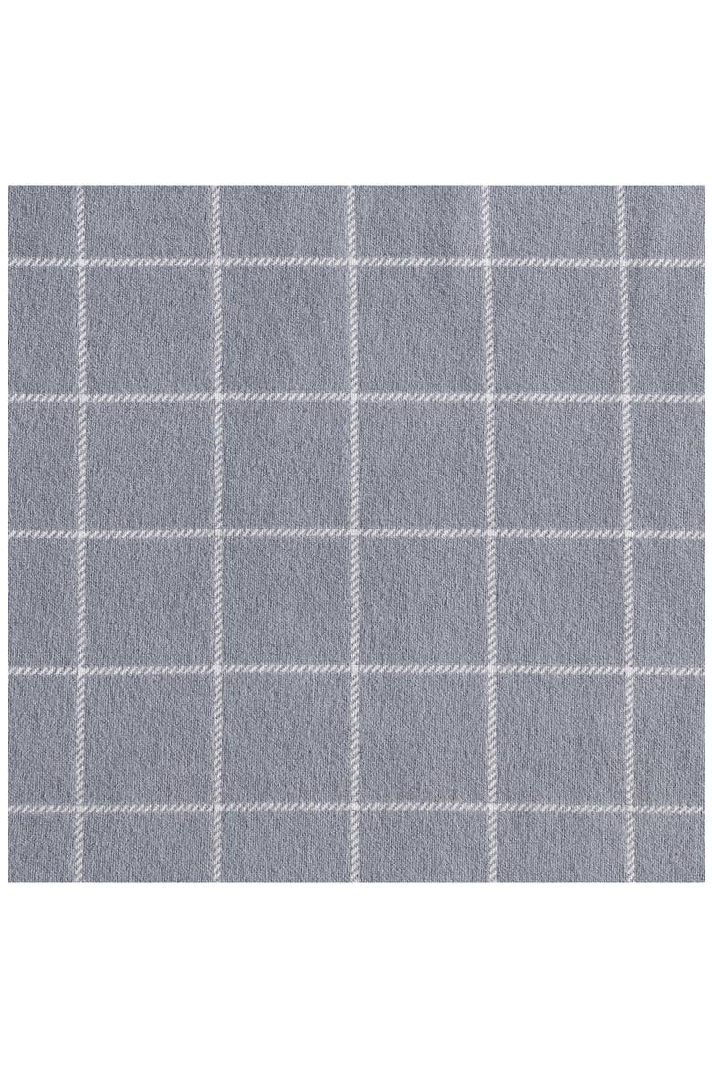 Great Plains Plaid Print Flannel Sheet Set, Alternate, color, MEDIUM / DARK GREY