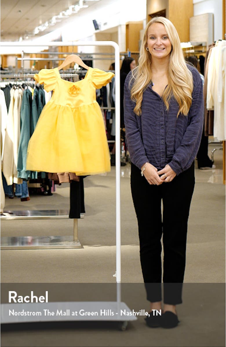 x Disney Kids' Belle Satin Dress Costume, sales video thumbnail