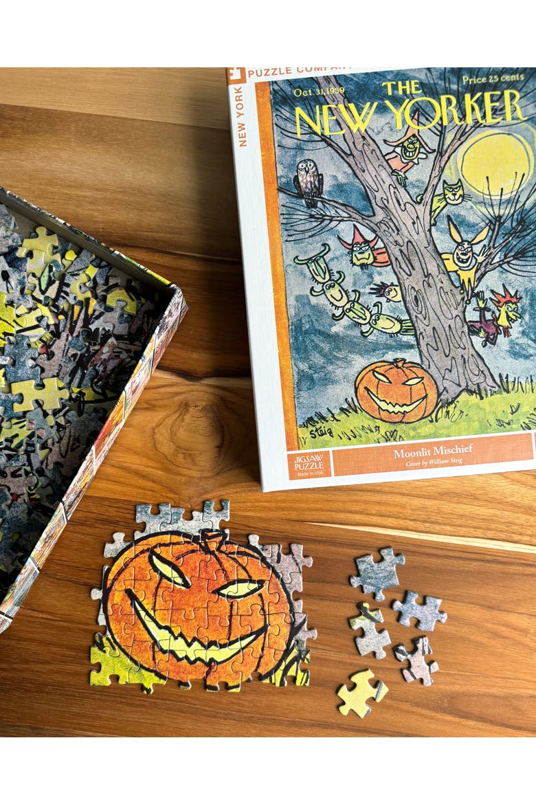 Moonlit Mischief 500 Piece Puzzle, Alternate, color, No Color