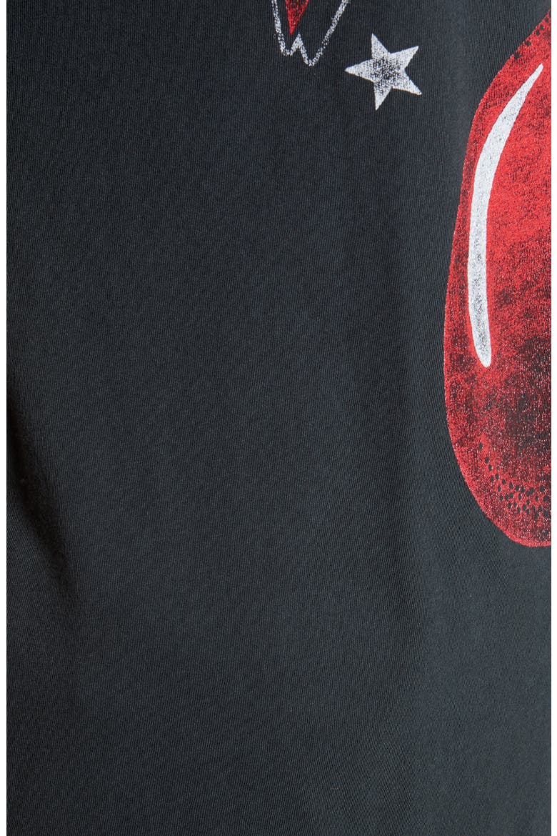 Rolling Stones 1981 Boyfriend Graphic Tee, Alternate, color, VINTAGE BLACK