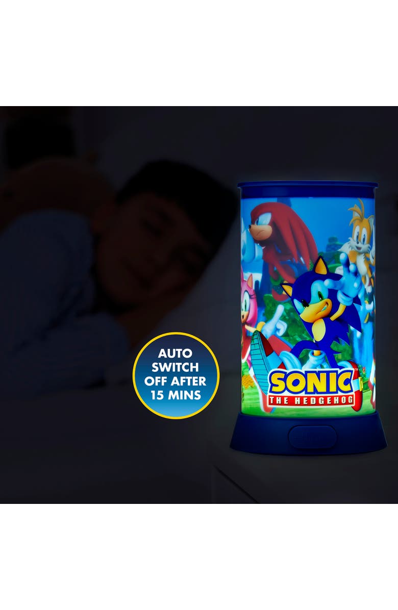 Wow Stuff! Light Revealers Lamp Sonic The Hedgehog 7.5 Inch Night Light, Alternate, color, Multicolored