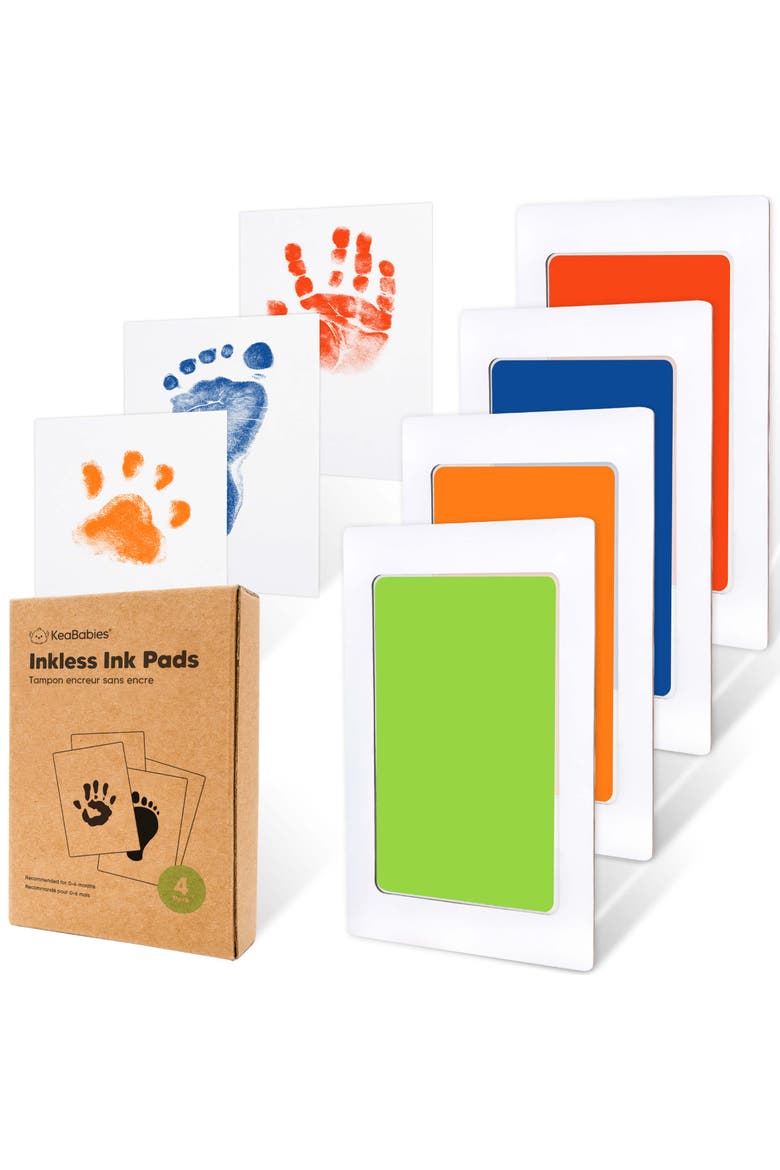 4-Pack Inkless Ink Pads, Main, color, Fiesta