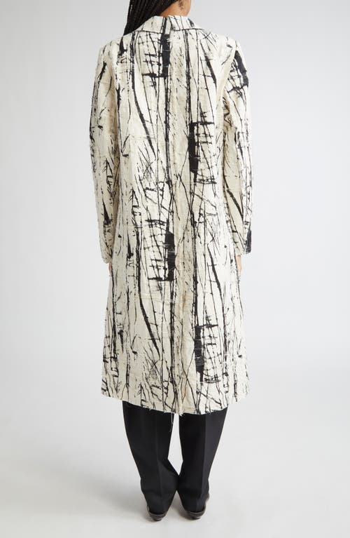 Jason Wu Collection Calligraphy Jacquard Coat