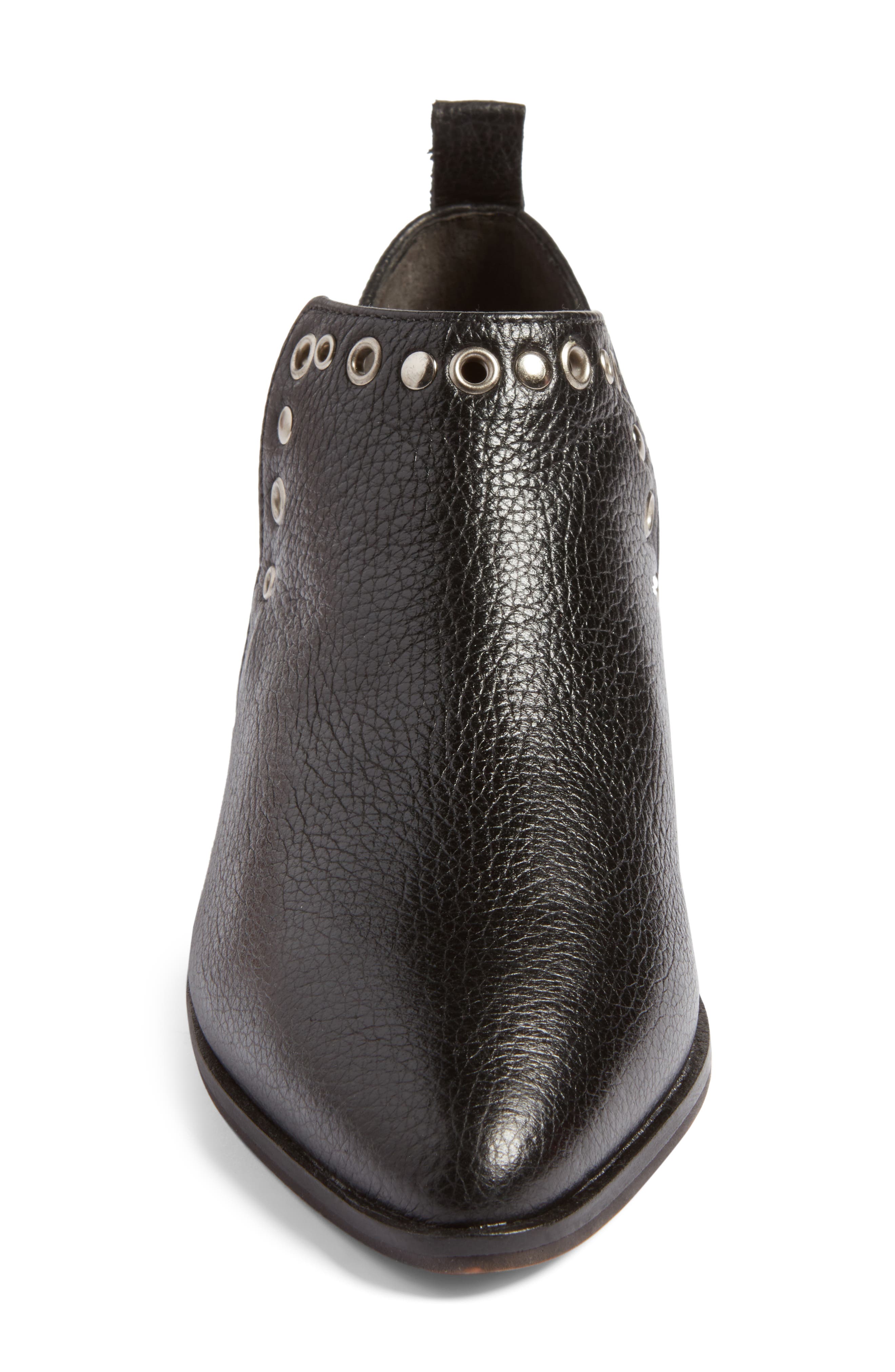 Annette Ankle Boot, Alternate, color, BLACK LEATHER