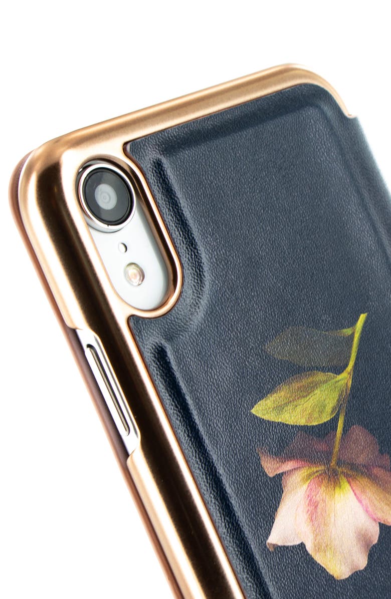 Ted Baker London Arboretum iPhone X/Xs/Xs Max & XR Mirror Folio Case, Alternate, color, 