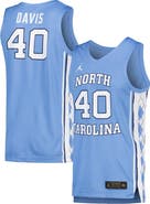 Jordan Brand Men's Jordan Brand Hubert Davis Carolina Blue North Carolina Tar Heels Replica Basketball Player Jersey