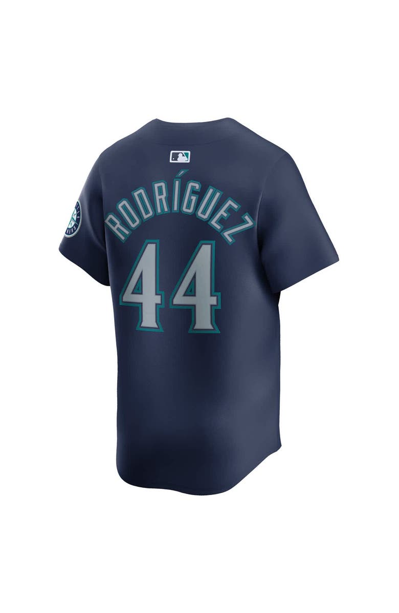 Nike Men's Nike Julio Rodriguez Navy Seattle Mariners Road Limited, Alternate, color, 