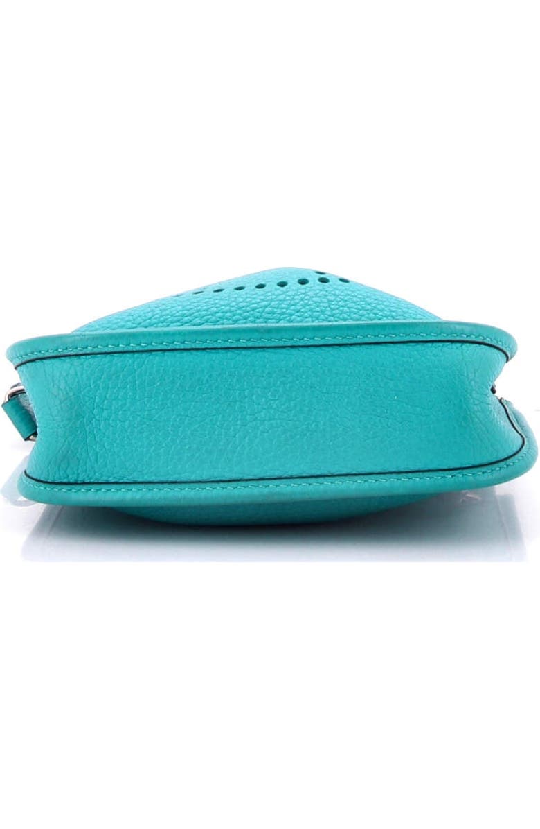 Pre-Owned Hermes Evelyne Bag Gen III Clemence TPM, Alternate, color, Turquoise