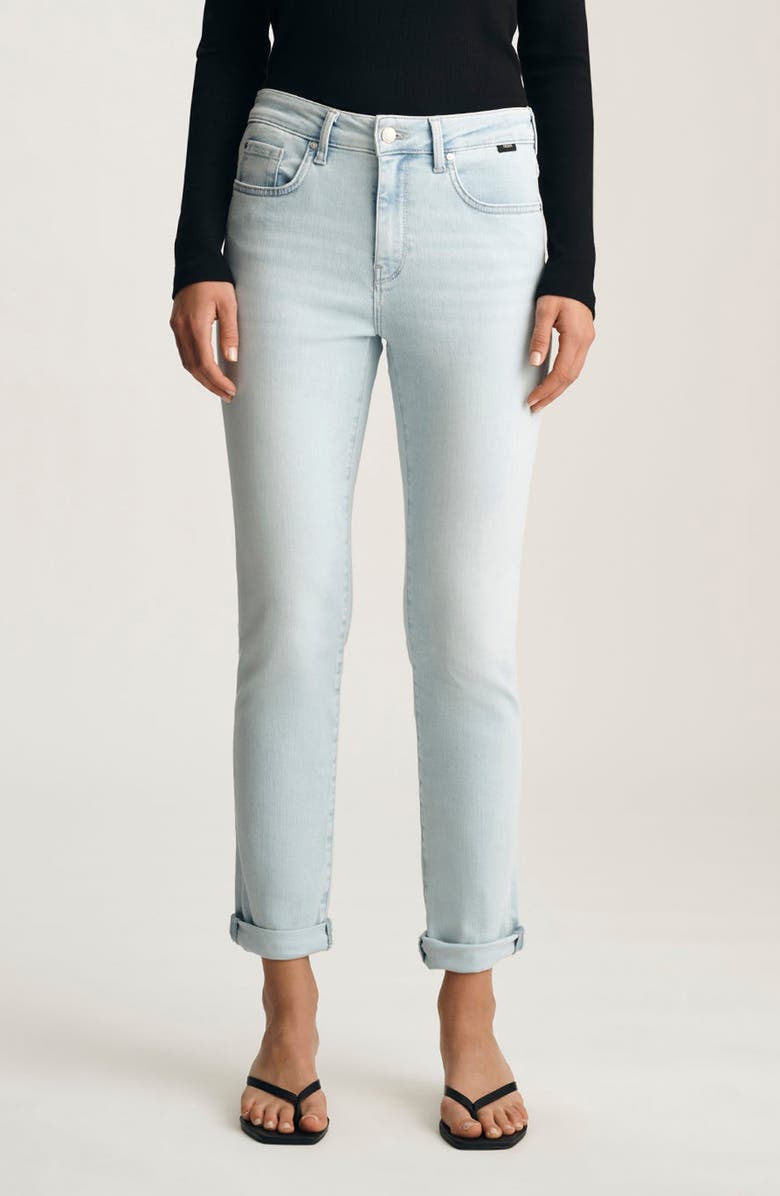 Mavi Jeans Kathleen Mid Rise Slim Boyfriend Jeans, Main, color, 