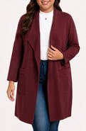 BY DESIGN Andrea Open Front Pocket Cardigan
