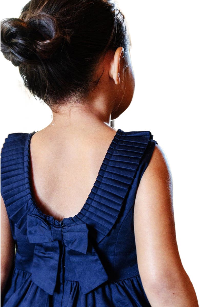 Hope & Henry Girls' Pleated Collar Party Dress, Toddler, Main, color,