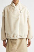 Moncler Chardonneret Layered Sleeve Fleece Jacket