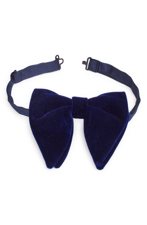 Velvet Silk Butterfly Bow Tie