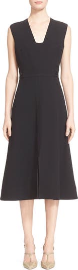 ESCADA Sleeveless Cotton & Silk Dress | Nordstrom