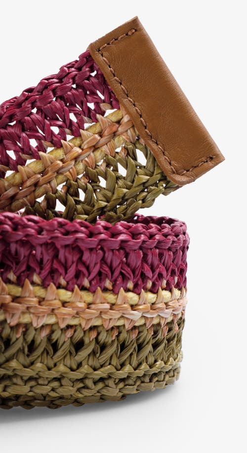 Scalpers Rafia Belt In Multi