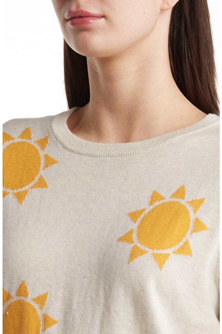 Kai Print Sweater, Alternate, color, OATMEAL