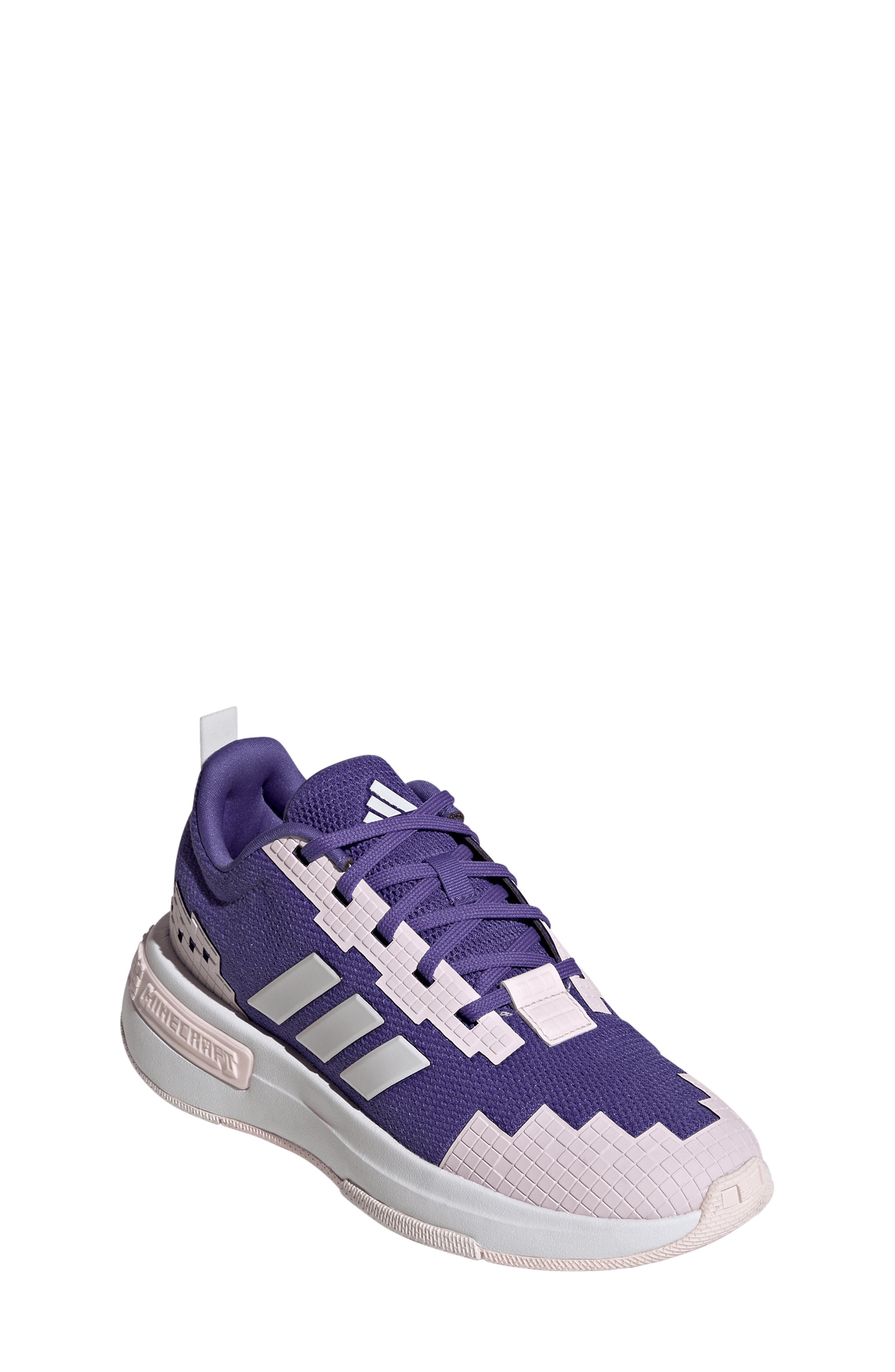 Kids' Minecraft Pro Running Shoe, Main, color, PURPLE/ CRYSTAL WHITE/ PINK
