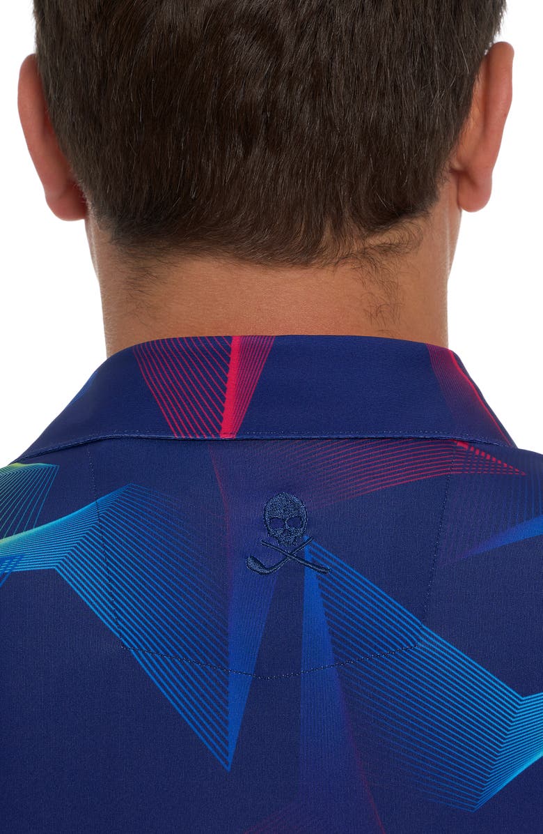 Robert Graham Geo Star Performance Polo, Alternate, color, 