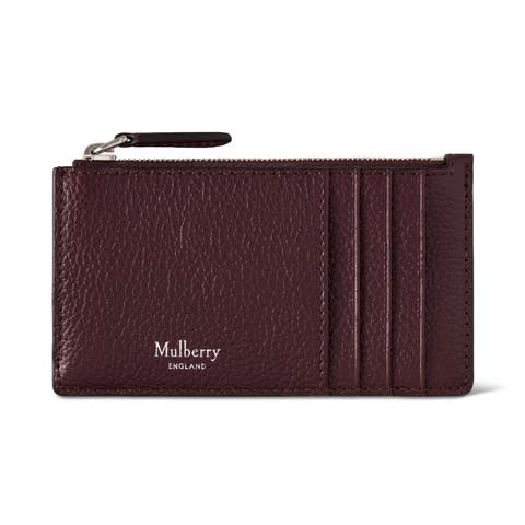 【MULBERRY】送料/関税込 Soft Card Wallet Mulberry マルベリー MULBERRY 財布 レディース 三つ折り財布