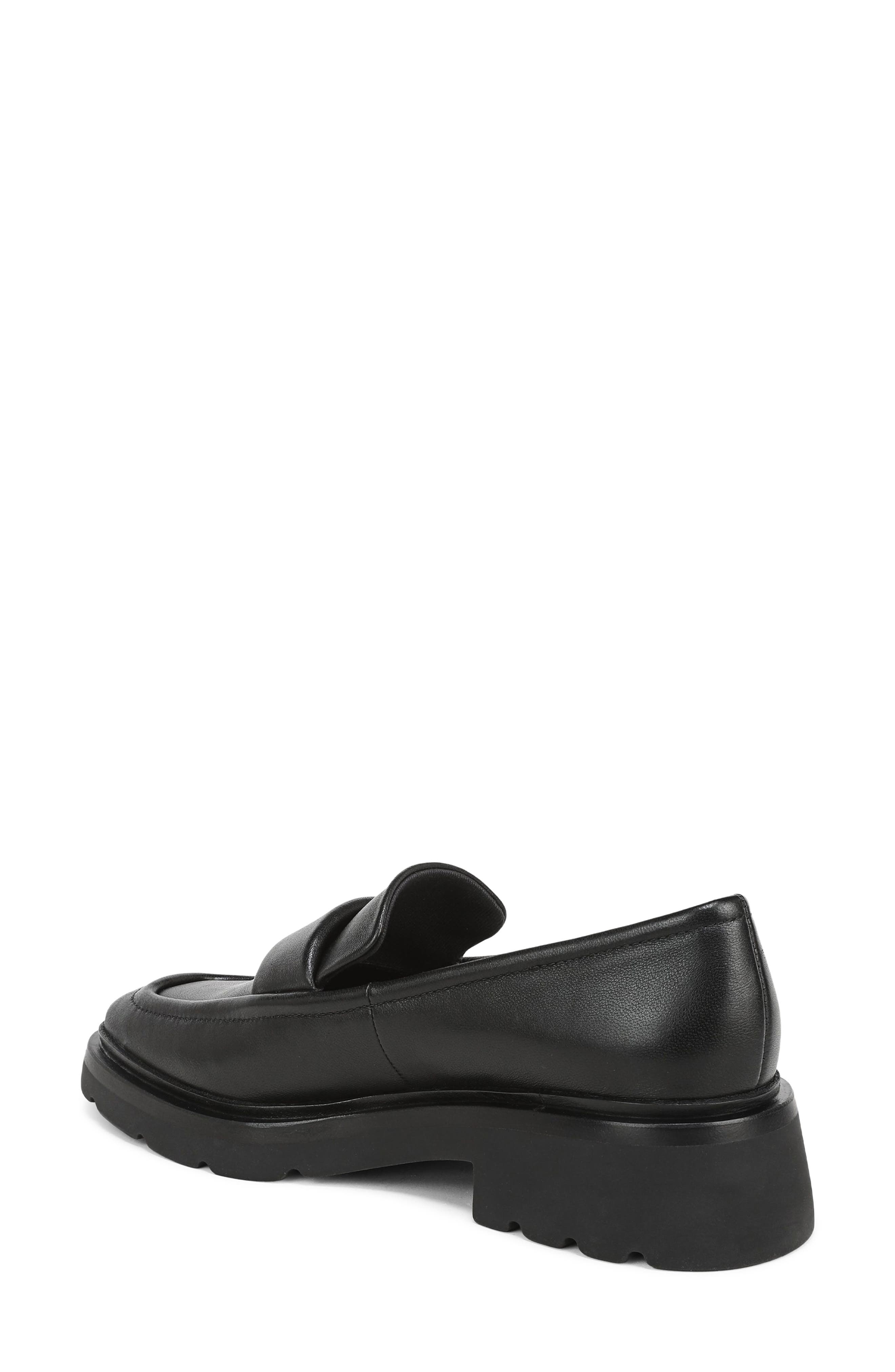 Robinb Leather Penny Loafer, Alternate, color, BLACK