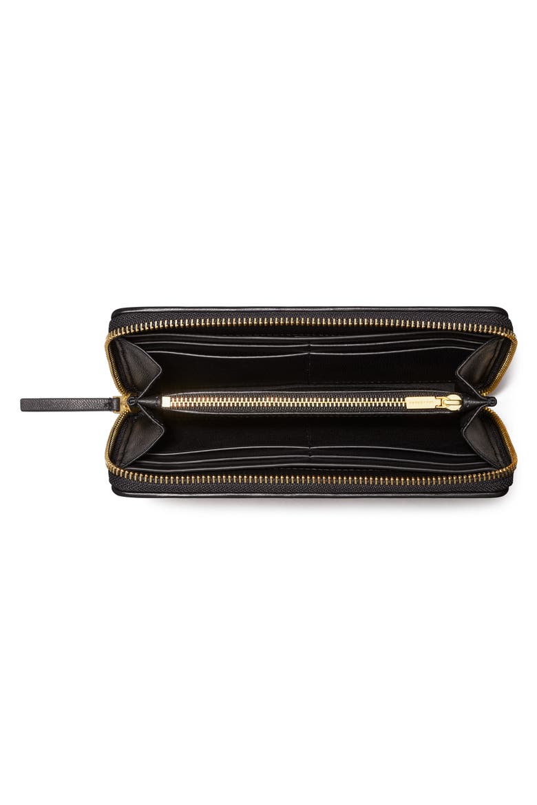Fleming Soft Leather Continental Wallet, Alternate, color, BLACK