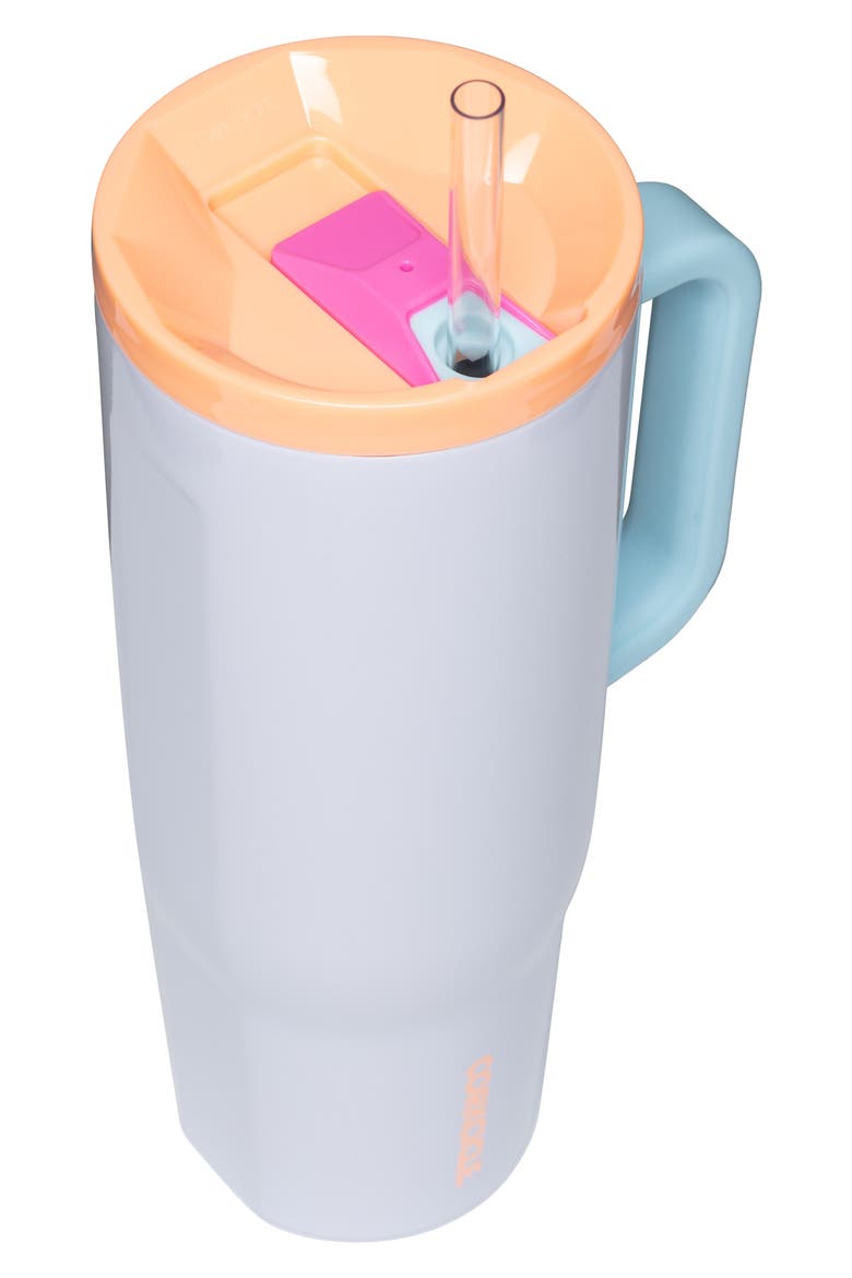 Cruiser 40-Ounce Insulated Tumbler with Handle, Alternate, color, ROLLERSKATE DATE