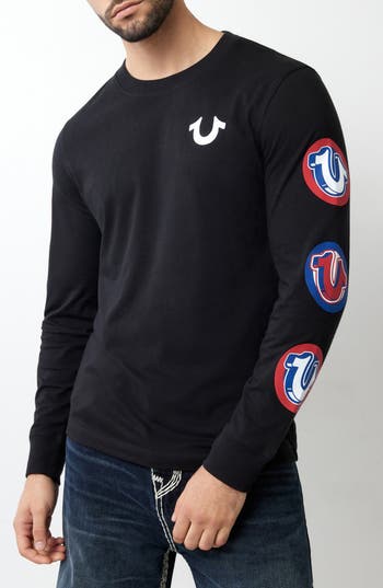 TRUE RELIGION TRUE RELIGION POP LONG SLEEVE GRAPHIC T-SHIRT