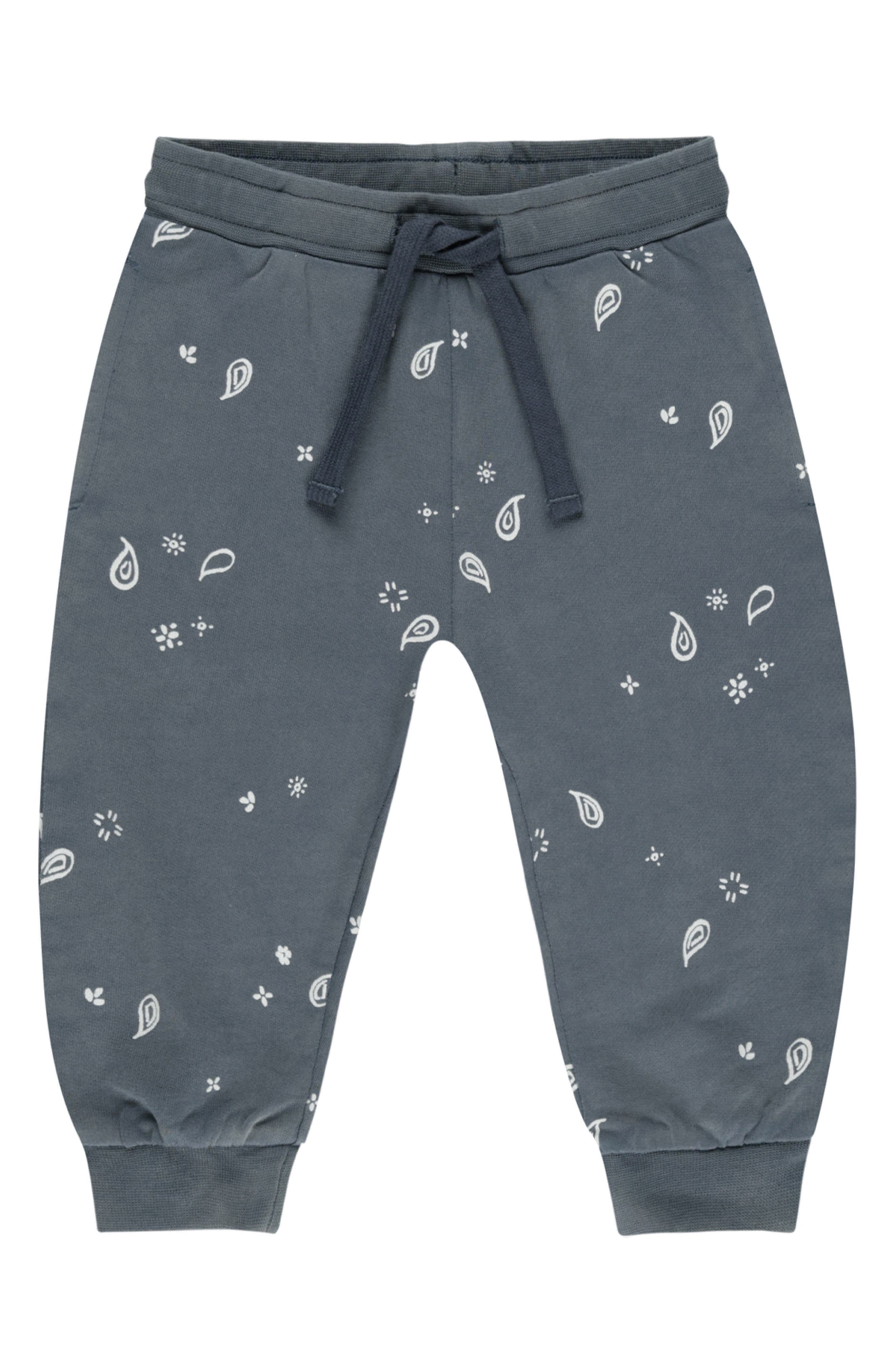 Rylee + Cru Kids' Paisley Print Knit Joggers