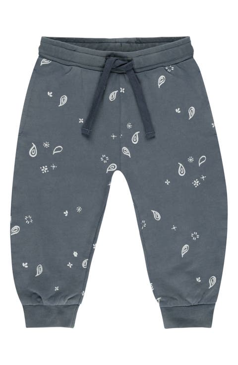 Kids' Paisley Print Knit Joggers (Baby & Toddler)