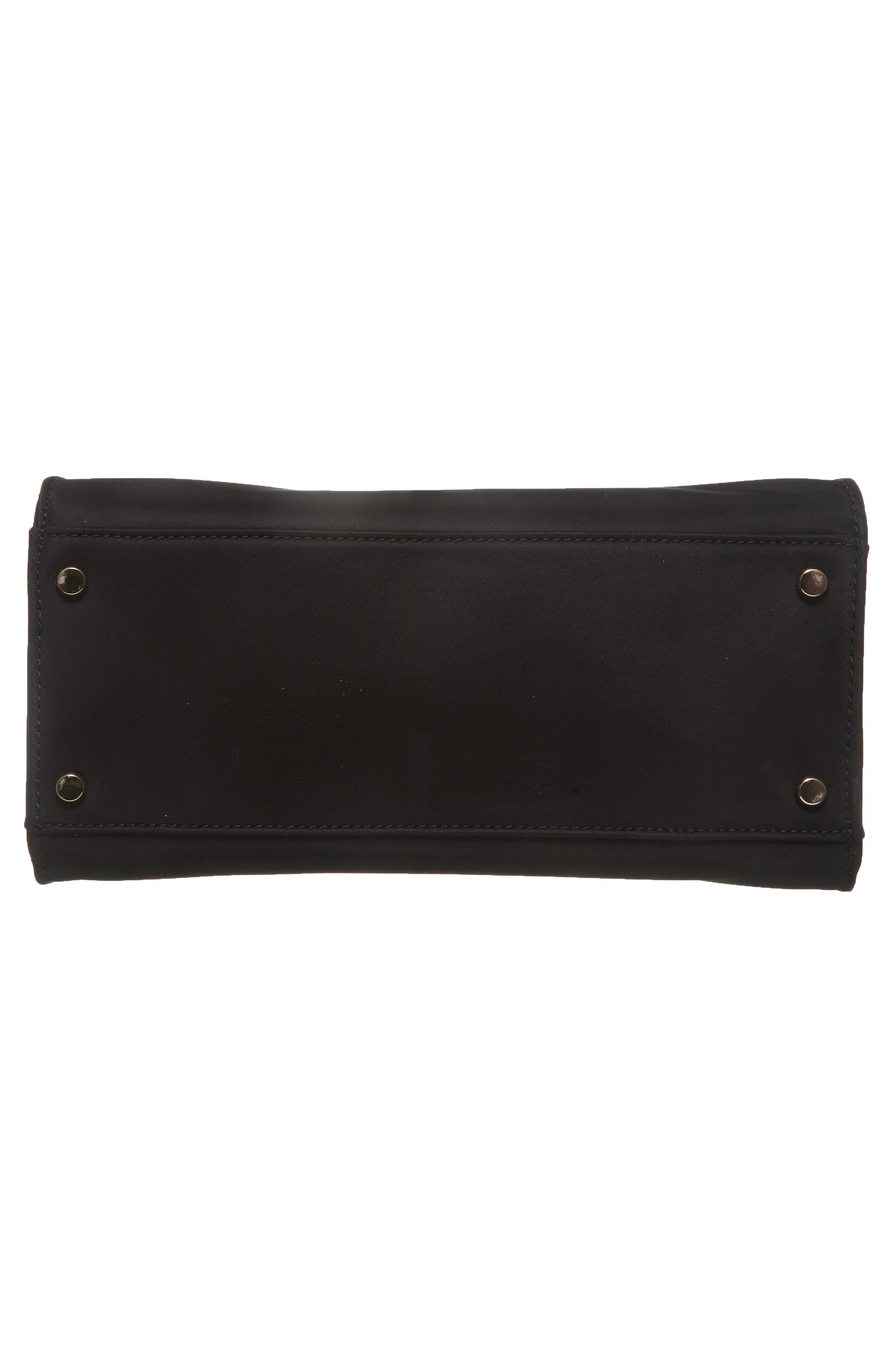 watson lane – sam nylon satchel, Alternate, color, BLACK