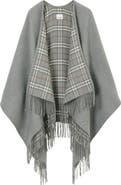 Burberry Vintage Check Wool Cape