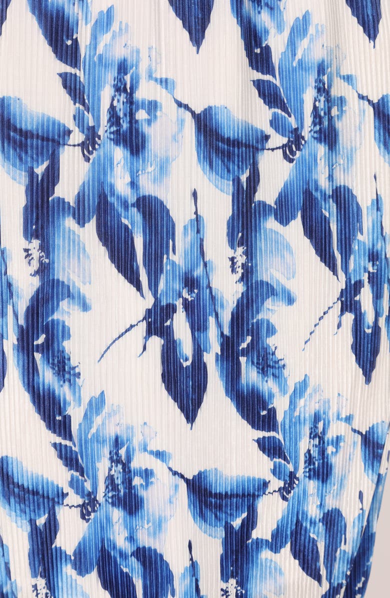 Petal & Pup Minelli Plissé Pleat Midi Skirt, Alternate, color, Blue