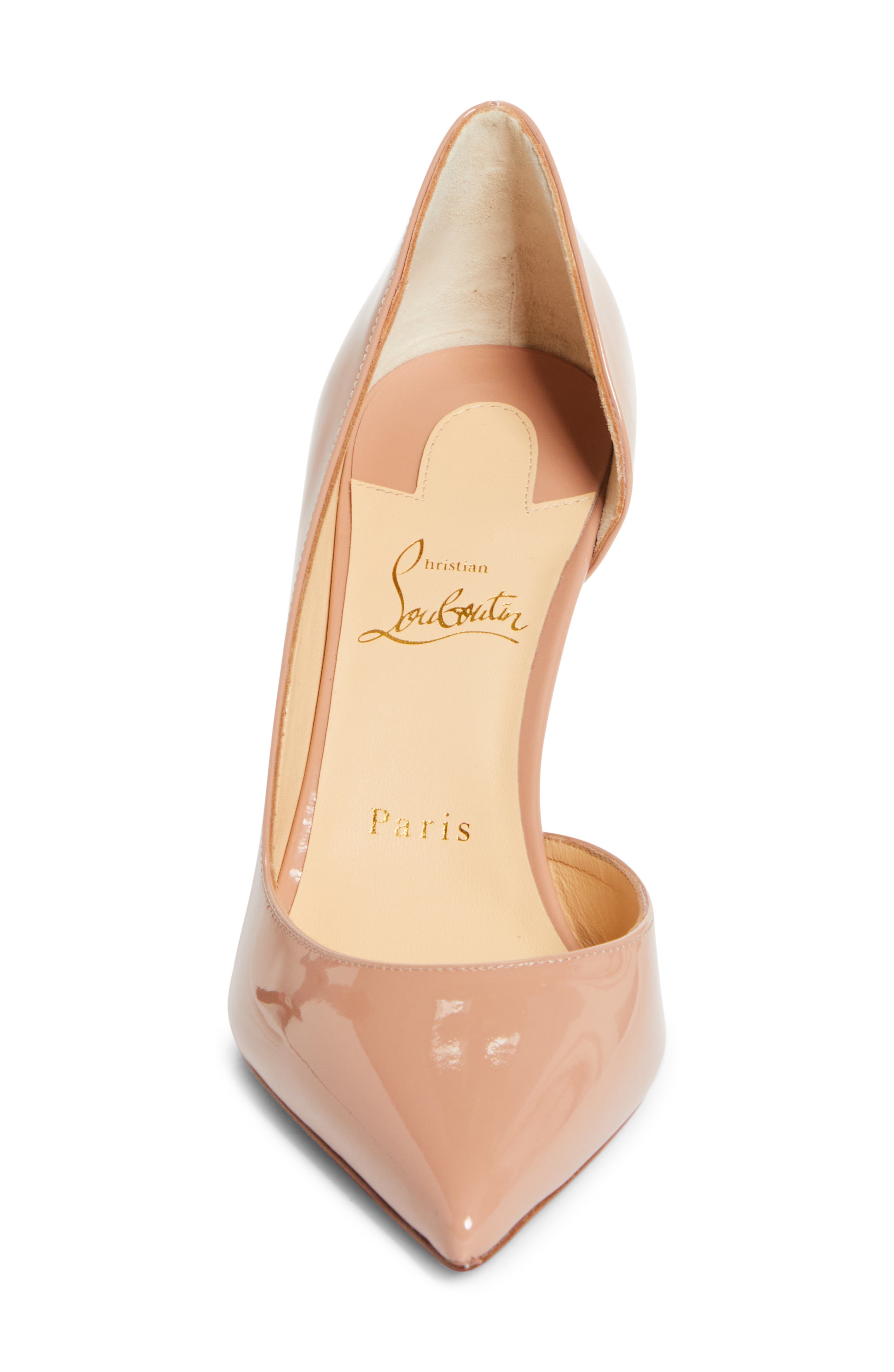Iriza Pointed Toe Half d'Orsay Pump, Alternate, color, BLUSH