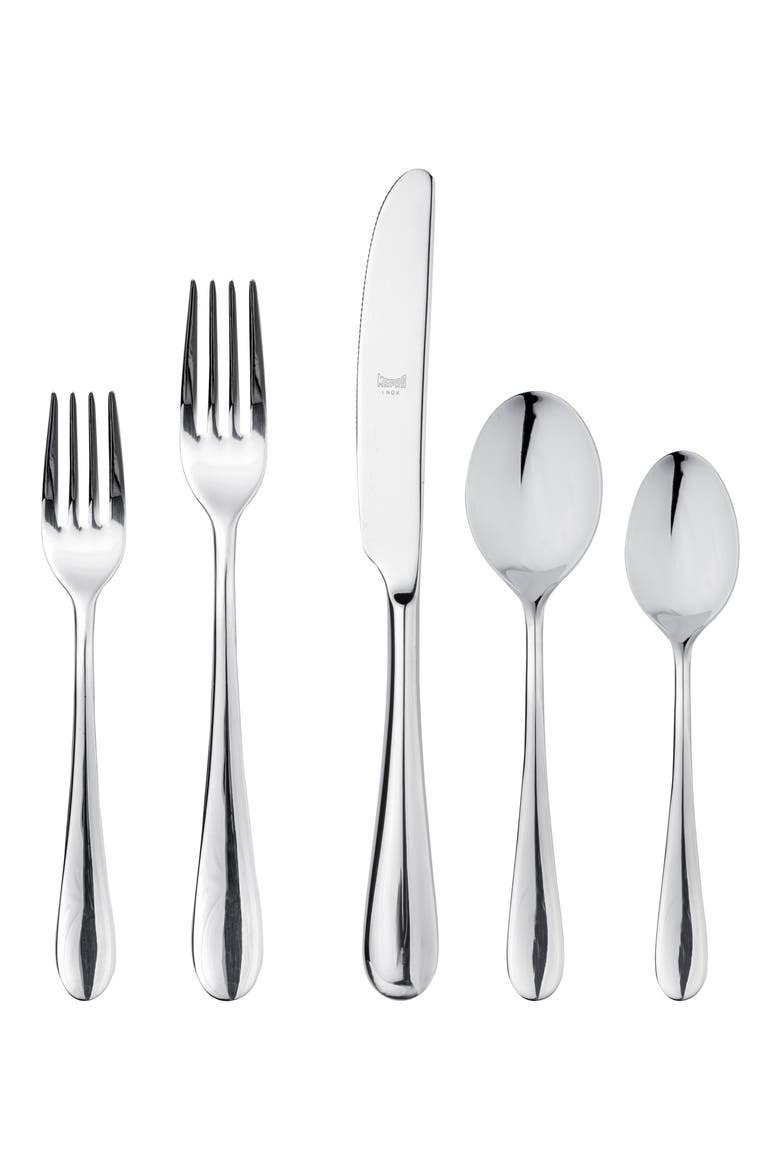 Natura 5-Piece Place Setting, Main, color, STAINLESS SHINY