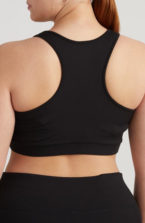 Universal Standard Racerback Sports Bra In Black