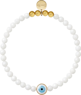 Emma Rae Evil Eye Semi-Precious Gemstone Beaded Bracelet
