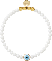 Emma Rae Evil Eye Semi-Precious Gemstone Beaded Bracelet