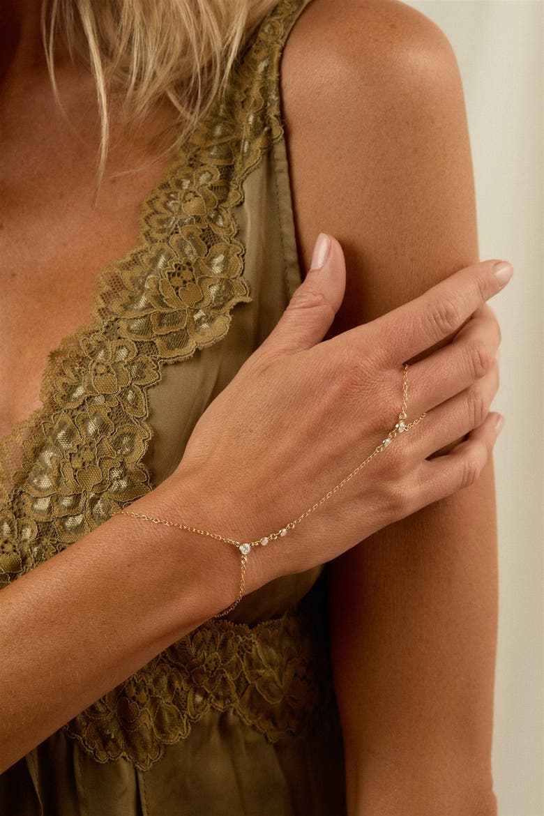 Miley Hand Chain, Alternate, color, GOLD
